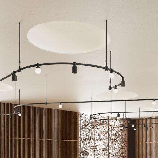 Inlight Φωτιστικό LED 12W 3000K για Chandler Track μαύρη απόχρωση D:6cmX12,5cm (13C-00031)