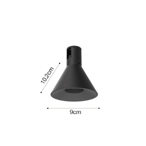 Inlight Φωτιστικό LED 7W 3000K για Chandler Track σε μαύρη απόχρωση D:9mx10,5cm (13C-00091)