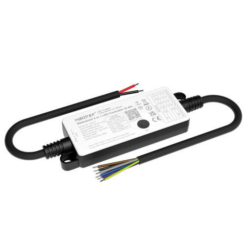 MiBoxer Controller/Dimmer για Ταινίες LED 12V/24V 144W/288W Μονόχρωμες/CCT/RGB/RGBW/RGB+CCT Αδιάβροχο IP66 ACA – A-SR5-P