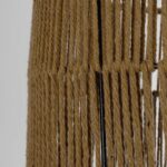 GLOBOSTAR® SAFA 205-0085 Boho Κρεμαστό Φωτιστικό Οροφής με Ντουί 1 x E27 AC 220-240V IP20 – Μπεζ – M30 x Π30 x Υ26cm