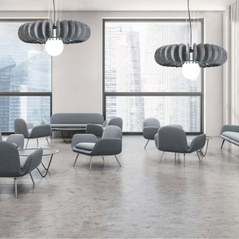 Inlight Acoustic Light 1xE27 Pendant Light D:50x12cm (4059)