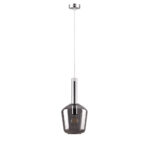 Inlight Κρεμαστό φωτιστικό από φιμέ γυαλί 1XE27 D:18x36cm (4079)
