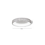 Inlight Πλαφονιέρα Οροφής LED από σχοινί 3CCT, 25W D:50×9,5cm (42042)