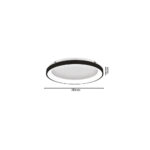 Inlight Πλαφονιέρα οροφής LED 28W 3CCT από λευκό μέταλλο και ακρυλικό D:60x5cm (42044-B-White)