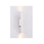 Inlight Επιτοίχιο φωτιστικό LED 2*5W 3000K σε λευκή απόχρωση απο αλουμίνιο D:30x6cm (43061-White)