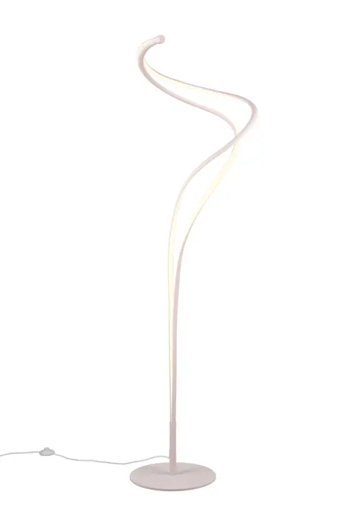 Φωτιστικό Δαπέδου Trio Lighting Λευκό LED 46W CCT 5500lm με Dimmer - 444310131