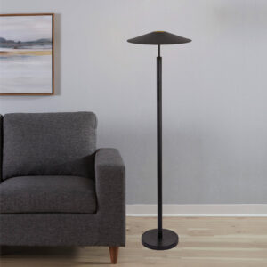 Inlight Eπιδαπέδιο φωτιστικό LED σε μαύρο χρώμα απο μέταλλο, 48x142cm (45033-Black)