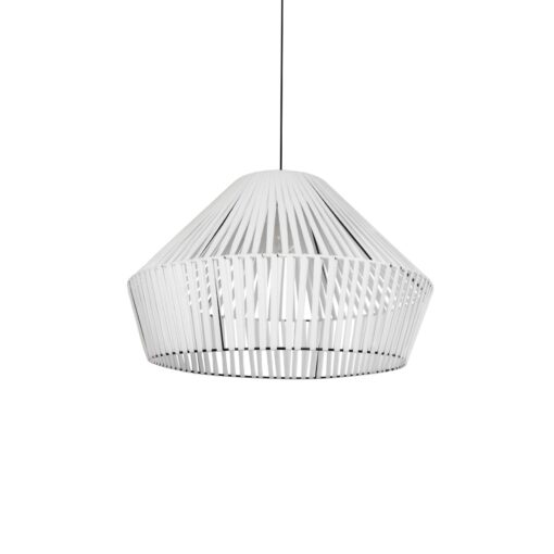 GLOBOSTAR® NUI 205-0064 Boho Κρεμαστό Φωτιστικό Οροφής με Ντουί 1 x E27 AC 220-240V IP20 – Λευκό – M60 x Π60 x Υ41cm