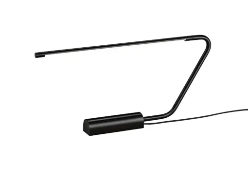 Trio Lighting Επιτραπέζιο Φωτιστικό Γραφείου LED OLEA 6.5W Dimmable 620 lm CCT Μαύρο Ματ - 554310132