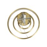 GLOBOSTAR® NEMESIS TRIO 61169 Μοντέρνο Κρεμαστό Φωτιστικό Οροφής LED 100W 12123lm 360° AC 220-240V IP20 Ρυθμιζόμενο Λευκό CCT με Χειριστήριο από 2700K έως 6000K Dimmable – Lumileds SMD Chip – Χρυσό Βούρτσας – Μ60 x Π60 x Υ60cm – 3 Χρόνια Εγγύηση