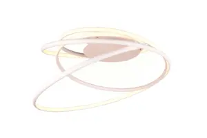 Trio Lighting NALA - 644310131 Φωτιστικό Οροφής LED 57W 6800lm Step Dimmable CCT Λευκό Ματ