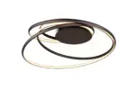 Trio Lighting NALA - 644310132 Φωτιστικό Οροφής LED 57W 6800lm Step Dimmable CCT Μαύρο Ματ