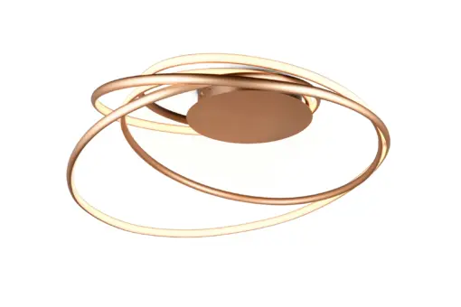 Trio Lighting NALA - 644310179 Φωτιστικό Οροφής LED 57W 6800lm Step Dimmable CCT Χρυσό