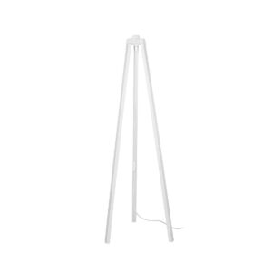 GLOBOSTAR® TRIPOD 203-0259 Μοντέρνο Επιδαπέδιο Φωτιστικό με Ντουί 1 x E27 AC 220-240V IP20 – Λευκό – Μ38 x Π38 x Υ120cm