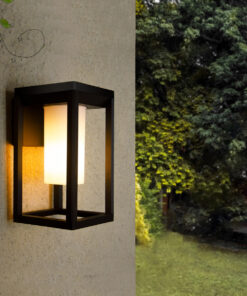 it-Lighting Annie Outdoor Wall Lamp Black 1xE27 D:150x160x270mm (80206114)