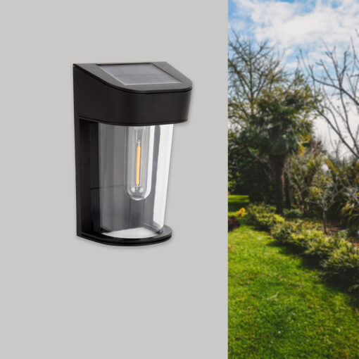 InLight Eagle LED 2W 3000K Outdoor Wall Lamp Black D:13,3cmx8,6cmx5,8cm (80206411S)