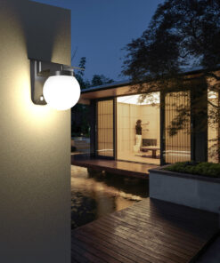 it-Lighting Baikal LED 1W 3000K | 4000K | 6000K Solar Outdoor Wall Lamp Black D:130x190x175 mm (80207310S)