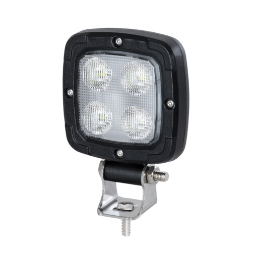GloboStar® 85399 E4 Mark Vehicle & Forklift Work Lights – Φώτα Εργασίας για Οχήματα Περονοφόρα – Κλάρκ LED 20W DC 10-80V Αδιάβροχο IP67 Ψυχρό Λευκό 6000K Μ11 x Π11 x Υ5cm