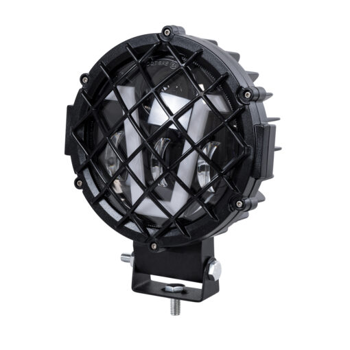 GloboStar® 85439 Vehicle & JEEP Work Lights – Φώτα Εργασίας για Οχήματα και JEEP με V Light DRL & Φλας LED High Power 45W DC 9-36V Αδιάβροχo IP67 Πορτοκαλί & Ψυχρό Λευκό 6000K M17 x Π8 x Υ21cm