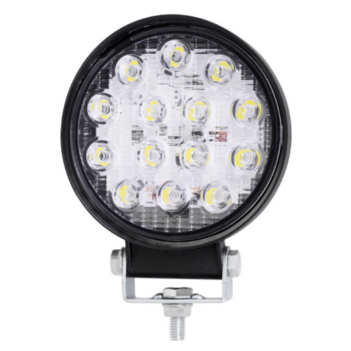 GLOBOSTAR® WORKPRO 85406 Προβολάκι LED 42W 4200lm 45° DC 10-30V Αδιάβροχο IP65 Ψυχρό Λευκό 6000K – CREE COB Chip – Μ11.4 x Π3 x Υ12.8cm – 2 Χρόνια Εγγύηση