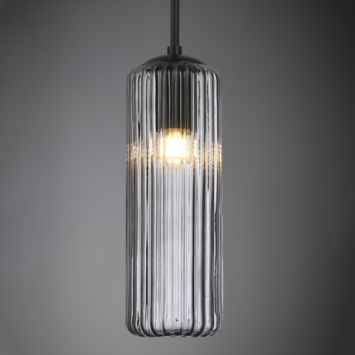 FAME-ΦΩΤΙΣΤΙΚΟ ΚΡΕΜΑΣΤΟ ΜΑΥΡΟ ΓΥΑΛΙΝΟ ΣΥΜΒΑΤΙΚΟ ΙΡ20 1xΕ27 150xH195mm ACA – LT19P1BK