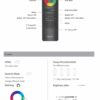 MiBoxer Τηλεχειριστήριο RF 4 Ζωνών για Ταινίες LED MONO/CCT/RGB/RGBW/RGBCCT C5