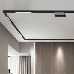 Inlight Φωτιστικό LED 40W 3CCT για μαγνητική ράγα σε μαύρη απόχρωση D:60X2,2X4,3cm (TM0040-Black)
