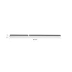 Inlight Γραμμικό φωτιστικό LED 12W 3000K για μαγνητική Mini ράγα σε μαύρη απόχρωση D:60cmx1,6cm (TMM0051-Black)