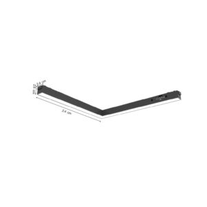 Inlight Γραμμικό φωτιστικό LED 24W 3CCT για ultra thin ράγα σε λευκή απόχρωση D:30X2,6X2,4cm (TMU0180-White)