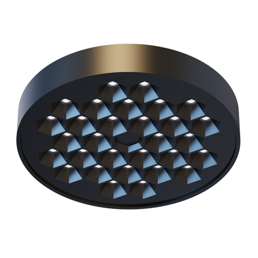 ΜΙΝΙ ΜΑΥΡΟ ΜΑΓΝΗΤΙΚΟ ΣΠΟΤ 24V DC 15W 3000K 950LM 50° RA90 5YRS Φ122*32ΜΜ ACA – TREYE1530B