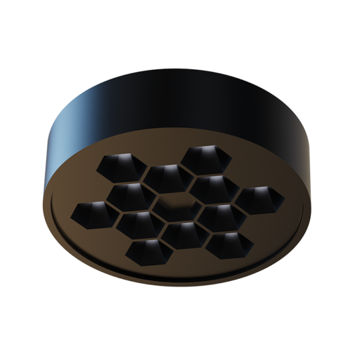 ΜΙΝΙ ΜΑΥΡΟ ΜΑΓΝΗΤΙΚΟ ΣΠΟΤ 24V DC 5W 3000K 270LM 50° RA90 5YRS Φ71*32ΜΜ ACA – TREYE530B