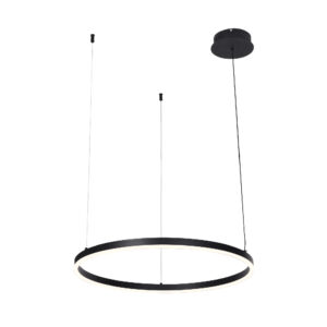 Inlight Κρεμαστό φωτιστικό LED 36W 3CCT (by switch on base) D:80cm (6095-AB-Black)