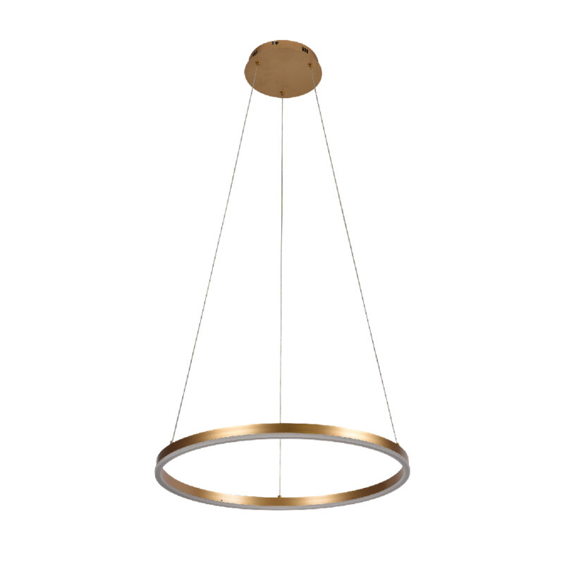 Inlight Κρεμαστό φωτιστικό LED 45W 3CCT (by switch on base) D:100cm (6095-AA-Golden)