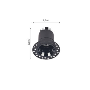 Inlight Downlight σποτ 5W 3CCT σε μαύρη απόχρωση (X00220B)