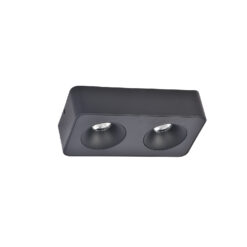 InLight Downlight Mounted σποτ 2*8W 3CCT σε μαύρη απόχρωση (X00270B)