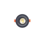 Inlight Downlight σποτ GU10 σε μαύρη απόχρωση (X00310B)