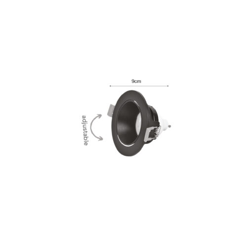 Inlight Downlight σποτ GU10 σε λευκή (X00310W)
