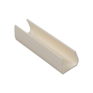 GloboStar® 70629 Πλαστική Βάση Στήριξης για Neon Flex 120° – Μπεζ -Μ4.8 x Π1.4 x Υ1.3cm