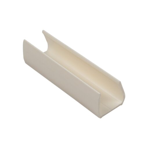 GloboStar® 70629 Πλαστική Βάση Στήριξης για Neon Flex 120° – Μπεζ -Μ4.8 x Π1.4 x Υ1.3cm