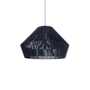 GLOBOSTAR® NUI 205-0072 Boho Κρεμαστό Φωτιστικό Οροφής με Ντουί 1 x E27 AC 220-240V IP20 – Μπλε – M60 x Π60 x Υ41cm