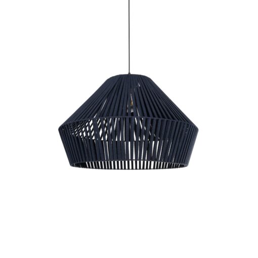 GLOBOSTAR® NUI 205-0072 Boho Κρεμαστό Φωτιστικό Οροφής με Ντουί 1 x E27 AC 220-240V IP20 – Μπλε – M60 x Π60 x Υ41cm