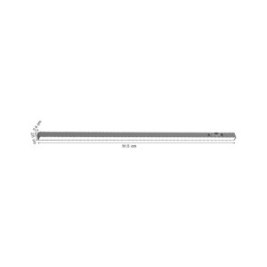 Inlight Γραμμικό φωτιστικό LED 30W 3000K-6000K για ultra thin ράγα σε λευκή απόχρωση D:91,5X2,6X2,4cm (TMZ0030-White)