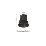 Inlight Downlight σποτ 10W 3CCT σε λευκή απόχρωση (X00250W)