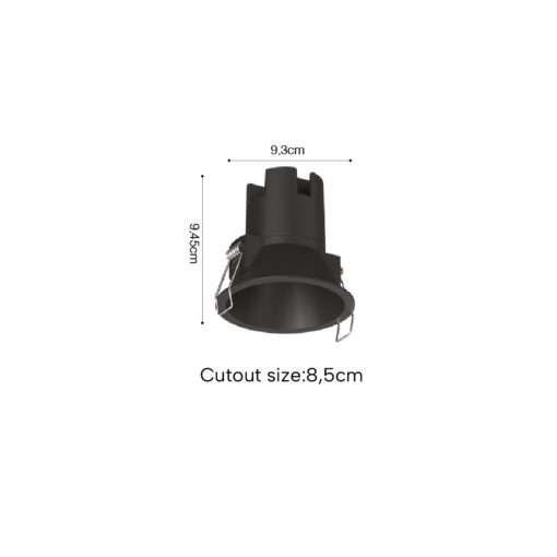 Inlight Downlight σποτ 10W 3CCT σε λευκή απόχρωση (X00250W)