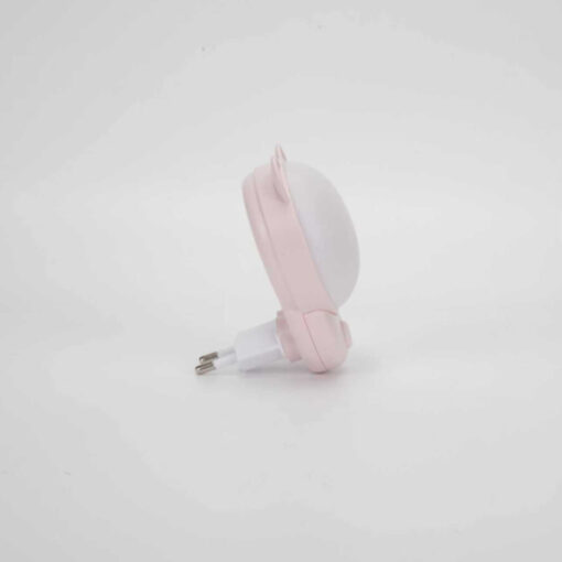 ΦΩΤΑΚΙ ΝΥΚΤΟΣ ΜΕ ΔΙΑΚΟΠΤΗ LED ΑΡΚΟΥΔΑΚΙ ΡΟΖ 1.2W EUROLAMP – 145-15065