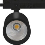 ΣΠΟΤ ΡΑΓΑΣ DIMMING LED 28W 4000K TRIAC 4 ΓΡΑΜΜΩΝ ΜΑΥΡΟ PRO EUROLAMP – 145-59331