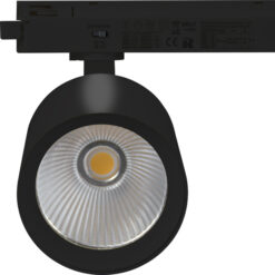 ΣΠΟΤ ΡΑΓΑΣ DIMMING LED 28W 4000K TRIAC 4 ΓΡΑΜΜΩΝ ΜΑΥΡΟ PRO EUROLAMP – 145-59331