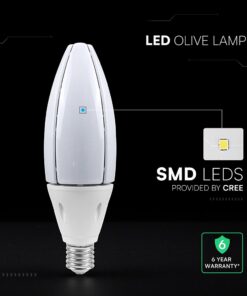 LED Λάμπα E40 60W V-TAC Cree Chip 300° 6500lm Ψυχρό Λευκό 6500K 6yrs Wty – 211886