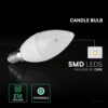 LED Κεράκι E14 5.5W 470 lm 4000K Dimmable CREE Chip V-TAC 2120186-6