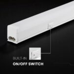 LED Φωτιστικό Πάγκου/Κουζίνας με Διακόπτη T5 120cm 16W V-TAC Cree Chip 1600lm Ψυχρό Λευκό 6500K 6yrs Wty- 216976